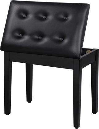 Imagem de Banco para piano banqueta teclado Sonata Madeira couro Ba100