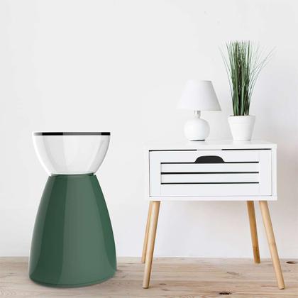 Banco Rad Verde Alecrim e Incolor - I''m In Home' Imagem de Banco Rad Verde Alecrim e Incolor