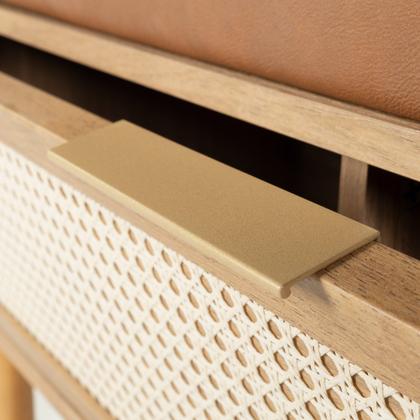 Imagem de Banco Sapateira Kaki 100 cm x 40 cm