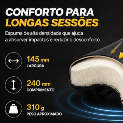 Imagem de Banco Selim Gios GI1109 BMX Freeride Freestyle Wheeling Dirt Jump material sintético Espuma Trilho Aço