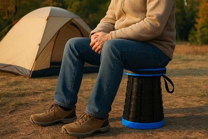 Imagem de Banco Telescópico Reforçado Retrátil 250Kg com Assento em PU