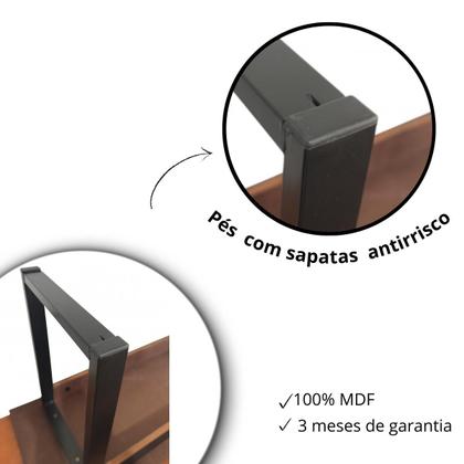 Imagem de Bancos Com Estrutura de Ferro Estilo Industrial Para Jardim E Varanda