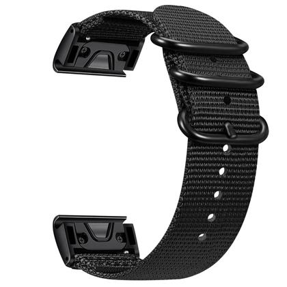 Imagem de Banda Fintie Compatível com Garmin Fenix 5X Plus/Tactix Charlie Watch, 26mm Premium Woven Nylon Reposição Ajustável Cinta compatível com Fenix 5X / 5X Plus / 3/3 HR Smartwatch