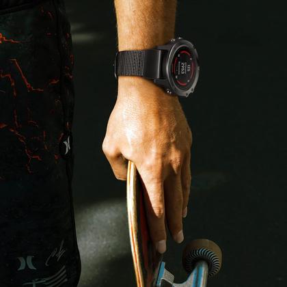 Imagem de Banda Fintie Compatível com Garmin Fenix 5X Plus/Tactix Charlie Watch, 26mm Premium Woven Nylon Reposição Ajustável Cinta compatível com Fenix 5X / 5X Plus / 3/3 HR Smartwatch