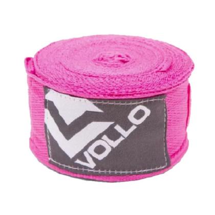 Imagem de Bandagem Elastica Vfg Hand Wraps 3 M Rosa 1 Par  Vollo Sports 