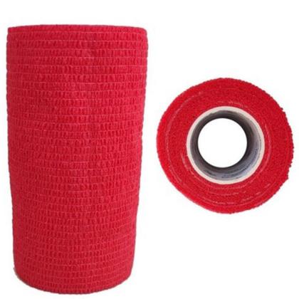 Imagem de Bandagem Faixa Elástica Flexivel  Adesiva Fita Tape Atadura Resistente Ortopédica Várias Cores 10cm x 4,5 metros