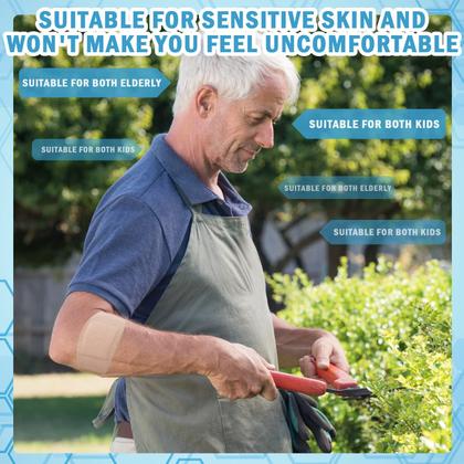 Imagem de Bandagens adesivas Funtery Large Sensível, 60 unidades