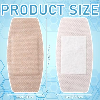 Imagem de Bandagens adesivas Funtery Large Sensível, 60 unidades