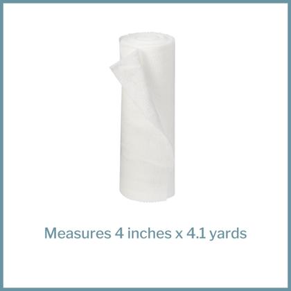 Imagem de Bandagens de gaze McKesson Sterile Stretch 10 cm x 3,7 m, 12 unidades