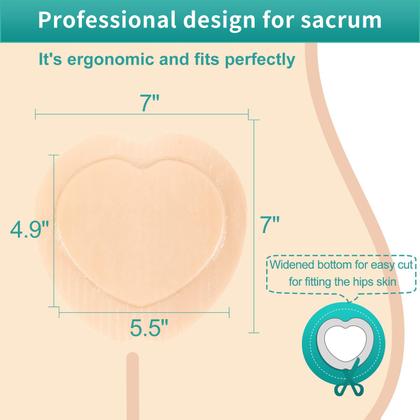 Imagem de Bandagens para tratamento de feridas Dimora Ag Silver Sacrum Foam 7x7cm