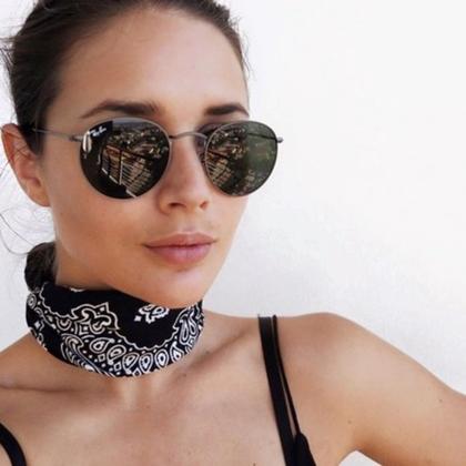 Imagem de Bandana Faixa Lenço Cabelo Estilo Rock Blogueira Skate Tumblr Moda Tendência Famosos Cores