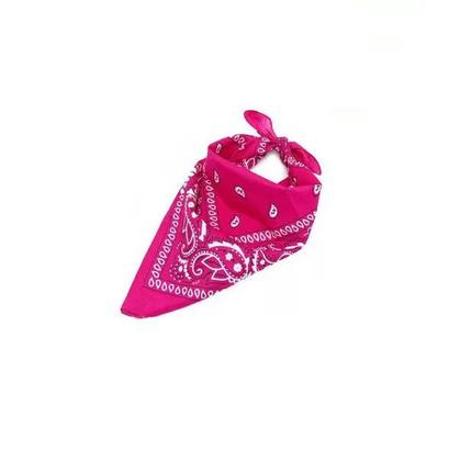 Imagem de Bandana Faixa Lenço Cabelo Rosa Pink Unissex Poliéster