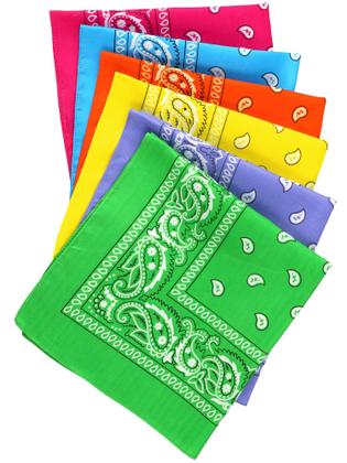 Imagem de Bandana tipo unidade de 36 peças Paisley para festa de Halloween