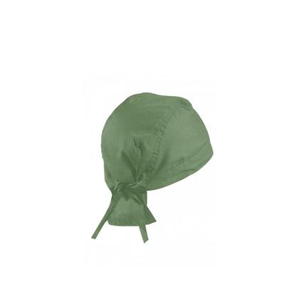 Imagem de Bandana Verde Mate Claro Touca Cozinha Cozinha Ajustavel 1un