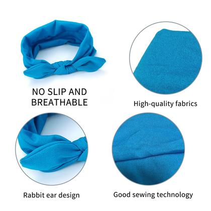 Imagem de Bandanas WEBBYBEAR Colorful Rabbit Ear para meninas (16 unidades)