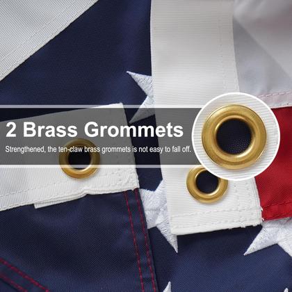 Imagem de Bandeira americana Bradford 91x152cm Heavy Duty 420D Poliéster