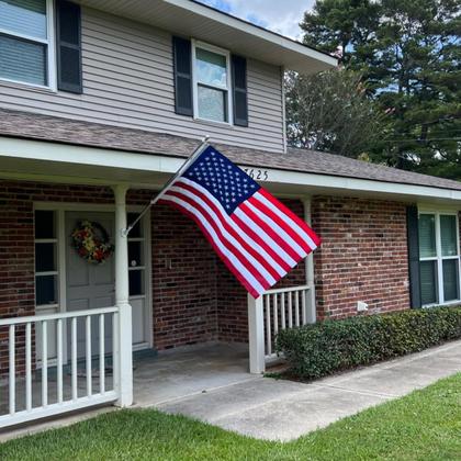 Imagem de Bandeira americana Bradford 91x152cm Heavy Duty 420D Poliéster