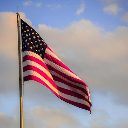 Imagem de Bandeira americana Bradford 91x152cm Heavy Duty 420D Poliéster