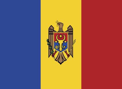 Imagem de Bandeira da Moldávia 80cmx140cm Tecido Oxford 100% Poliéster