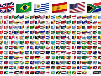 Imagem de Bandeira de Paises 1,50x0,90 em Poliéster ótima Qualidade