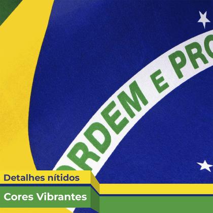 Imagem de Bandeira Do Brasil Oficial Grande 1,20 X 1,75 M Para Copa Do Mundo 2026