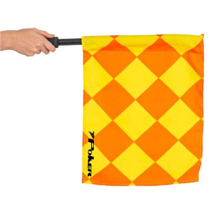 Imagem de Bandeira Poker Quadriculada Para Árbitro - Par
