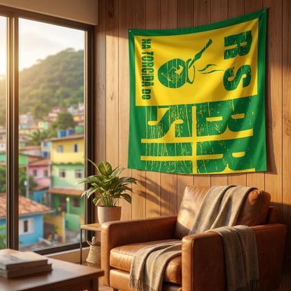 Imagem de Bandeira Tecido Brasil Torcida Rio Grande do Sul sem Haste 90x140