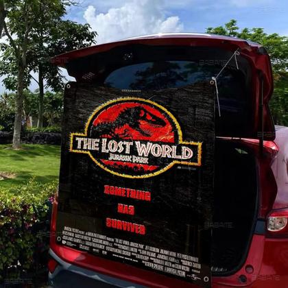 Imagem de Bandeiras De Filme Jurassic Park De Tamanho Grande, Decorações De Festa De Aniversário, Banner