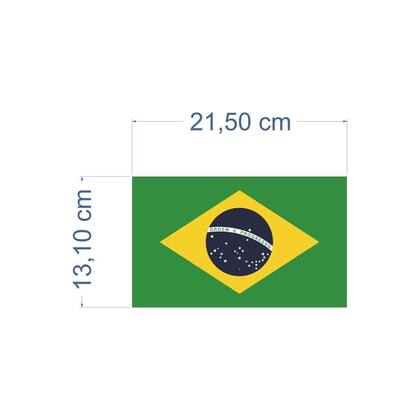 Imagem de Bandeirinhas festivas tecido em varal de 7.8 metros brasil