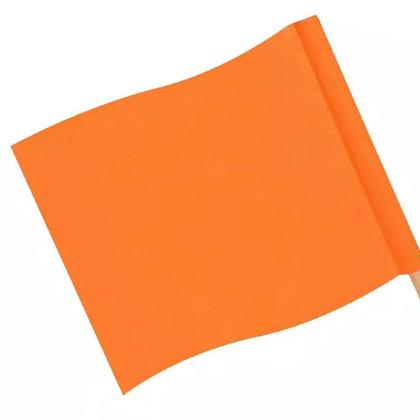 Imagem de Bandeirola para sinalização com cabo 30 x 35 cm 4 unidades - Plastcor