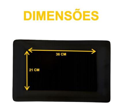 Imagem de Bandeja Açougue Caixa Frigorifica Carnes PRETA 7lt