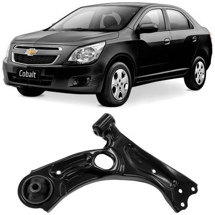 Imagem de Bandeja Balança Chevrolet Cobalt 2012 a 2020 Dianteiro Passageiro Com Bucha NBJ3016D Nakata