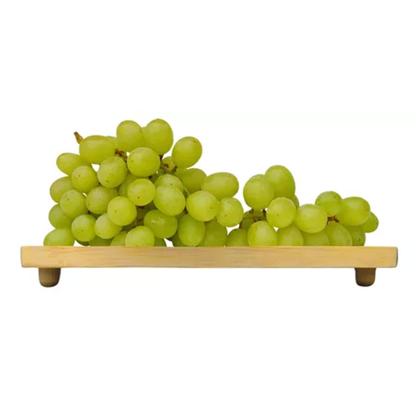 Imagem de Bandeja Bambu 24cm Prato Sushi Restaurante Multiuso