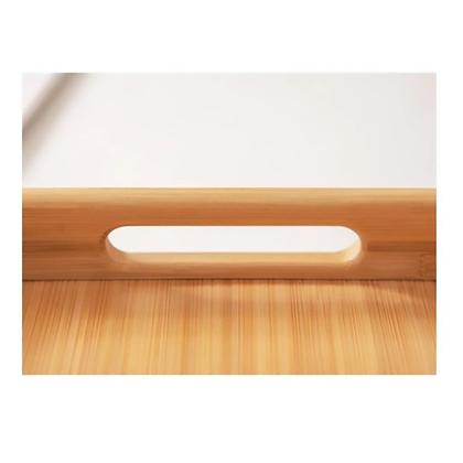 Imagem de Bandeja Bambu Cafe Manhã Decorativa Retangular Pinus e MDF