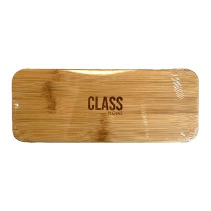 Imagem de Bandeja Bambu Lavabo Decorativa Café Retangular  28cm