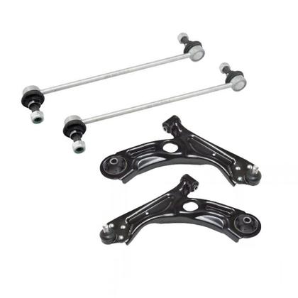 Imagem de Bandeja + Bieleta Chevrolet Cobalt Dianteira 2012 Até 2018 O Par