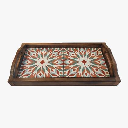 Imagem de Bandeja Café da Manhã Grande com 2 azulejos