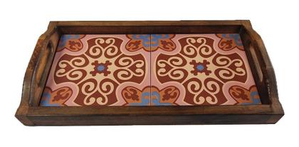 Imagem de Bandeja Café da Manhã Grande com 2 azulejos