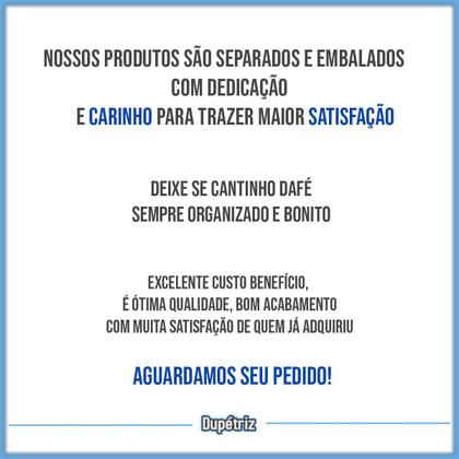 Imagem de Bandeja Café Decoração Madeira Mdf Grande Preta 40X30Cm