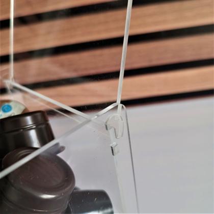 Imagem de Bandeja com divisórias cantinho do café completo 4 peças com organizadores de acrílico e bandeja