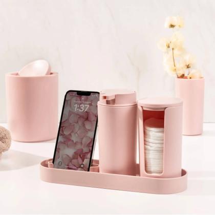 Imagem de Bandeja com Porta Celular Coza Serene Rosa Clay Brinox - 13108/3537