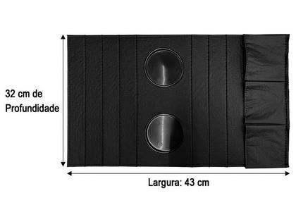 Bandeja com Porta Copos Flexível Estampado - Alpoim Imagem de Bandeja com Porta Copos Flexível Estampado