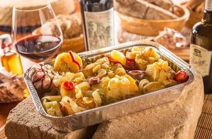 Imagem de Bandeja de alumínio retangular 1.500 ml c/tampa PET c/50 unid - Wyda -  delivery,  marmitex (15912)