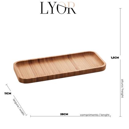 Imagem de BANDEJA DE BAMBU HIRE 28x11x1,5cm
