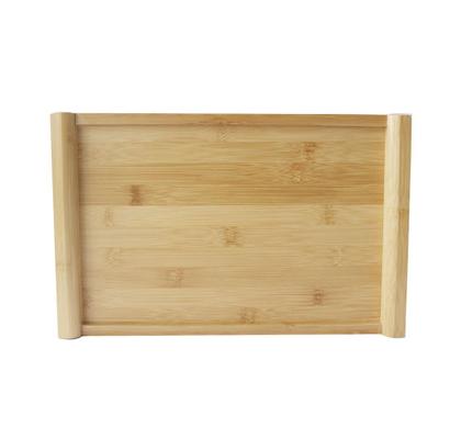 Imagem de Bandeja de bambu retangular rasa 22x35x2cm