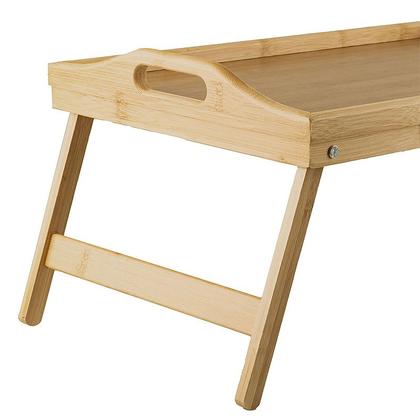 Imagem de Bandeja de Cama com Alças Sense Bambu 49x30x23cm BAB400BMB - Ou
