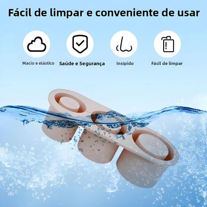 Imagem de Bandeja de Cubos de Gelo de Silicone com 3 Grades - Moldes de Cilindro Reutilizáveis para Copos Stanley