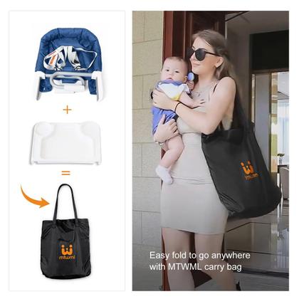 Imagem de Bandeja de encaixe portátil MTWML com gancho para bebês em cadeira alta