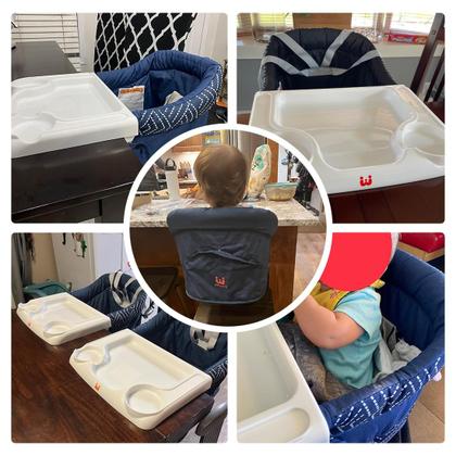 Imagem de Bandeja de encaixe portátil MTWML com gancho para bebês em cadeira alta