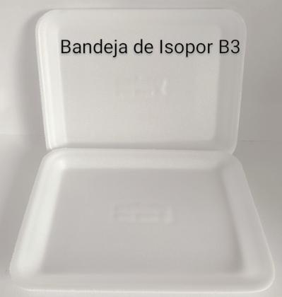 Imagem de BandejA de Isopor Rasa B3 para Cereais Frios. Caixa com 100 Unidades